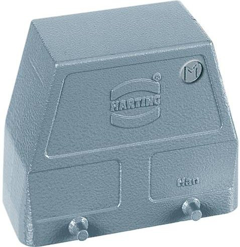 HARTING Tüllengehäuse 19 30 010 0526 in Grau aus Aluminium - Bild 1