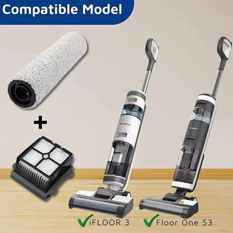Tineco Ersatzteil-Set mit Hauptrollenbürste und HEPA-Filtern für IFloor 3 und Floor One S3 kabellose Nass-Trocken-Bodenwischer und Handstaubsauger - Bild 2