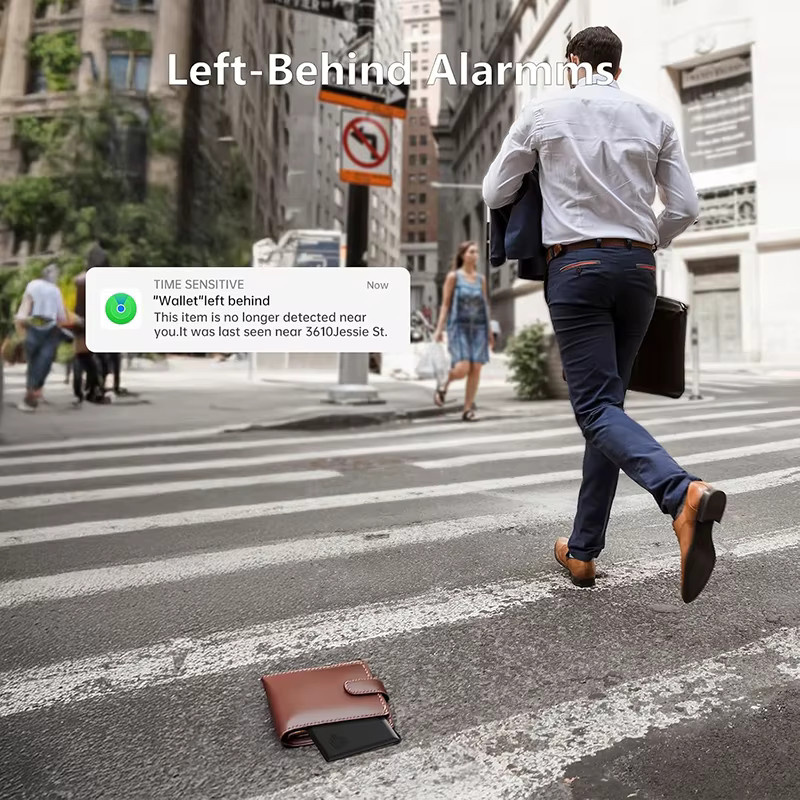 wesolvet Thin Wallet Tracker Card Smart Tag in Weiß mit Bluetooth für Find My (nur iOS) - Bild 6