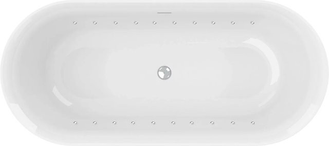 Ottofond Whirlpool Mince Freistehend Light-System in Weiß, B: 170 cm, T: 75 cm - Bild 1
