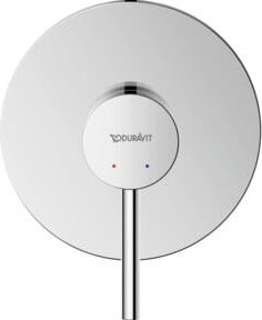 Duravit Circle UP Fertigmontageset mit Brause und Einhebelmischer, runde Rosette, Chrom - Bild 1