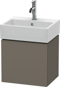 Duravit L-Cube Waschtischunterschrank in Grau Matt mit Tür Rechts, B/T/H: 43,4 x 34,1 x 40 cm - Bild 1