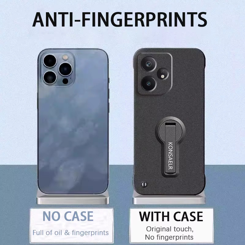 Rahmenlose Handyhülle aus mattem PC für Huawei P30 P40 P50 P60 Pura 70 80 Pro Ultra in Blau - Bild 4