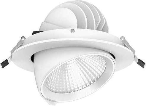 Opple LED Einbaustrahler LEDSpo Weiß rund verstellbar aus Aluminium - Bild 1