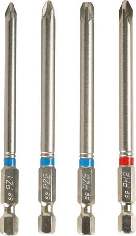 Connex Bit-Set PH/PZ 1/4 Zoll in Silber - Bild 1