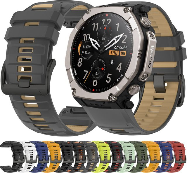 Amazfit Uhrenarmband Silikon, 26mm, Unisex, wasserfest - Bild 1