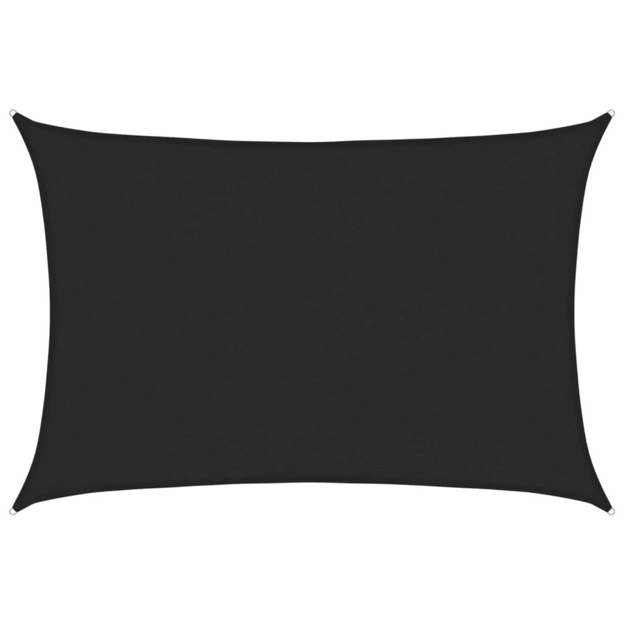 vidaXL Sonnensegel aus HDPE in Schwarz, B x T: 3 x 5 m - Bild 2