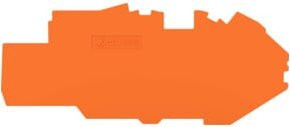 WAGO Abschluss- und Zwischenplatte 2216-7792 in Orange, 1mm - Bild 1