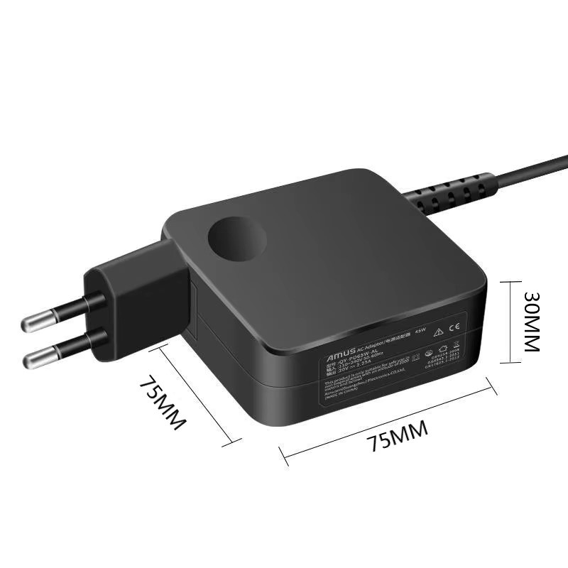 Lenovo Laptop AC Adapter Ladegerät 65W in Schwarz für Ideapad 310s-11iap 120s-11iap S145-14IGM 110-17isk 110-15ibr 100-151by 20V 2.4A - Bild 2