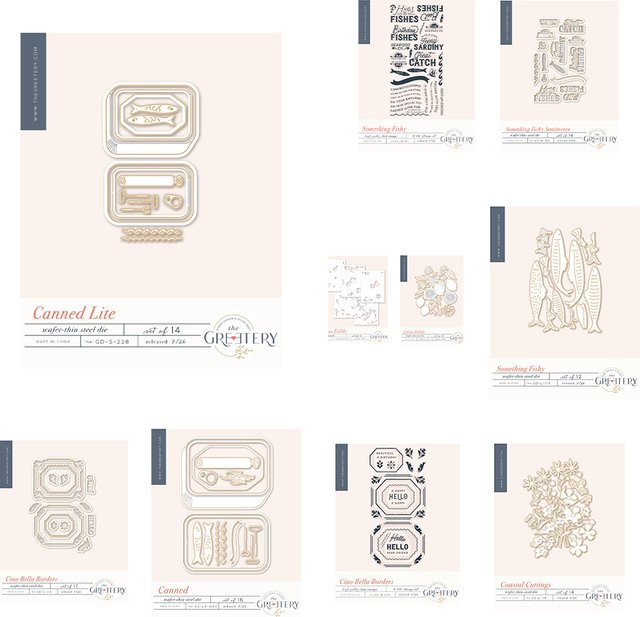 Canned Lie Die Metall-Stanzform für DIY Scrapbooking und Grußkarten, Silber, Transparent - Bild 1