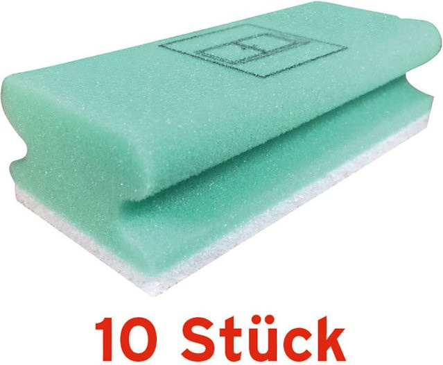 Kuechenprofi Profi Power HACCP Pad-Schwamm Vlies für die Küche, Grün, 10er Packung - Bild 1