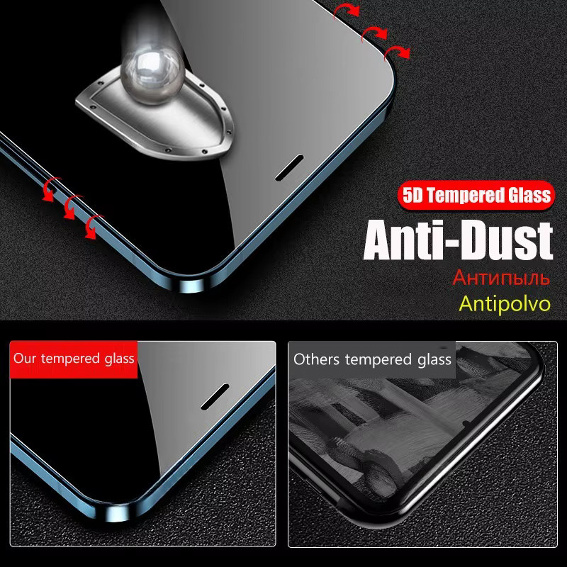5D Schutzglas Displayfolie für Apple iPhone Modelle in Transparent - Bild 4