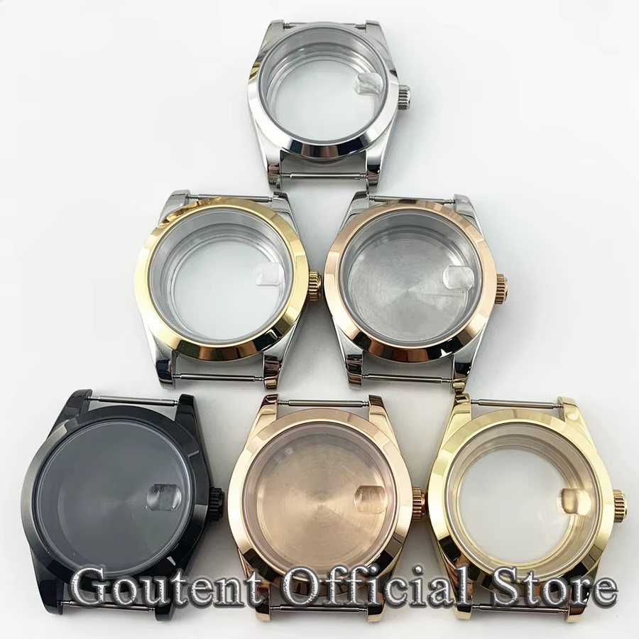 Goutent Uhrengehäuse Silber-Gold, Saphirglas, 36mm 39mm, Herren - Bild 1