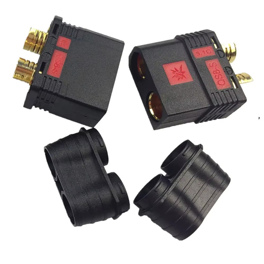 Skyquist QS8 Hochstrom Anti-Funken Batteriestecker Set männlich und weiblich in Schwarz für Drohnen und Pflanzenschutzmaschinen - Bild 3