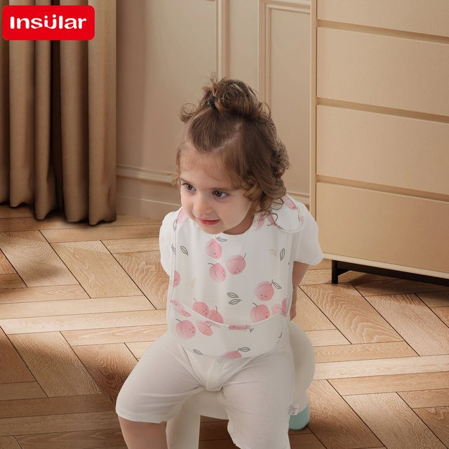 Wasserdichte Baby-Fütterungsschürze mit Cartoon-Tier-Design als ärmelloses Bandana-Lätzchen für Kleinkinder von 0 bis 5 Jahren - Bild 1