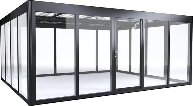 SunElements Gewächshaus Energy 5.4 in Silber, B/H/T: 548 x 229 x 443 cm, UV-beständig und winterfest - Bild 1