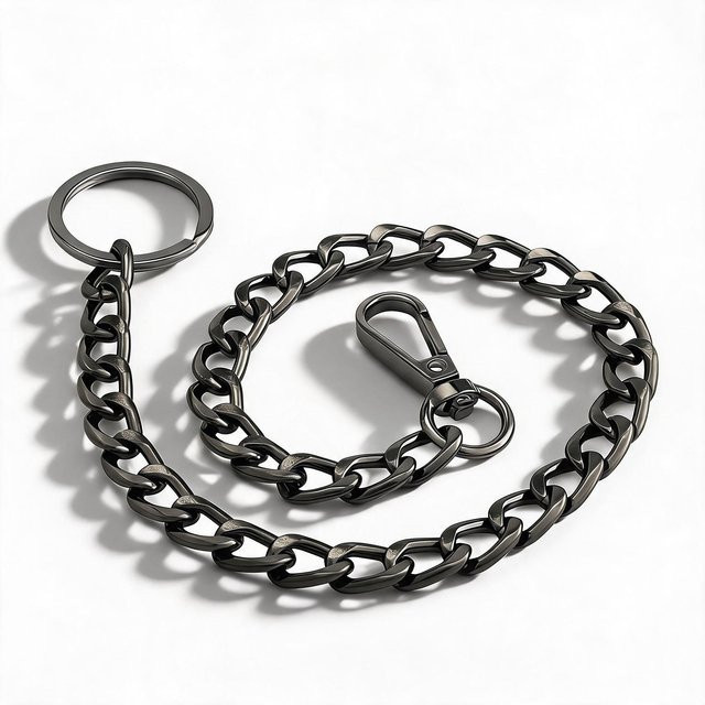 MELORDY Taschenkettenriemen, Metall-Flachkettenriemen, Unisex - Bild 1