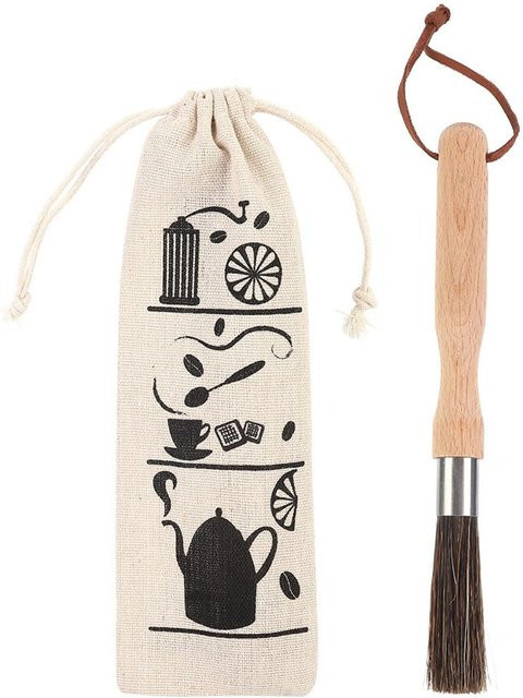 Neoglint Kaffeemühle Pulverreinigungsbürste mit Holzgriff in White - Bild 1