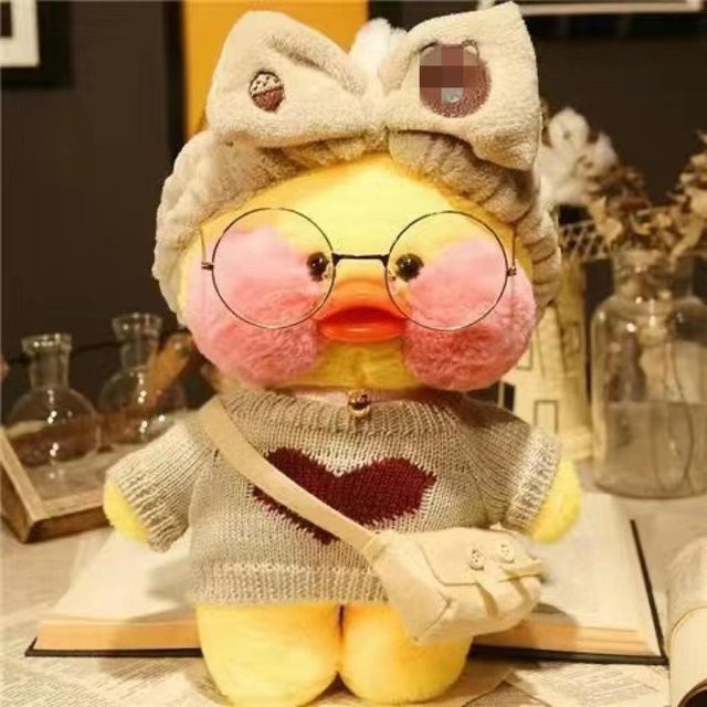 Lalafanfan Ente Plüschtier, 30cm, ab 3 Jahre - Bild 1