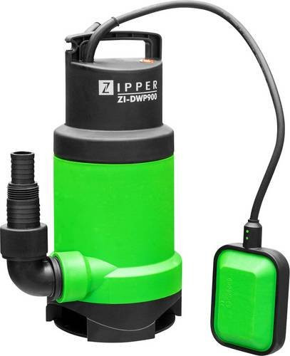 Zipper Schmutzwasser-Tauchpumpe ZI-DWP900, 900 W, 14000 l/h, Grün - Bild 4