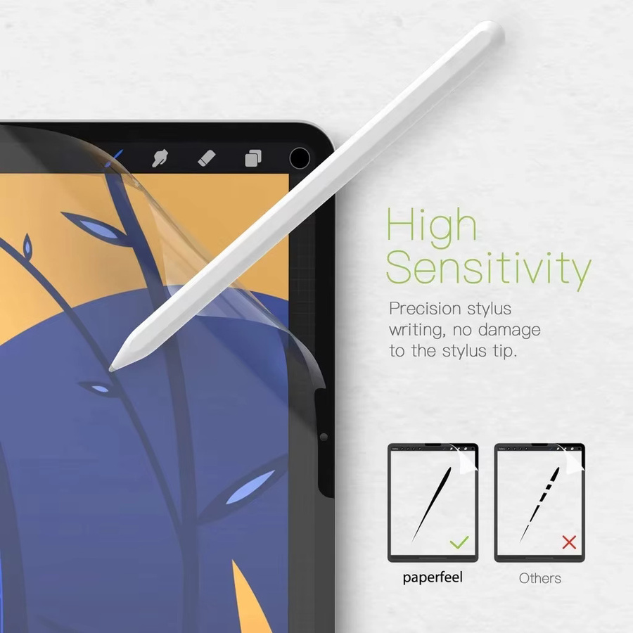 Apple Papierfolie als Displayschutzfolie für iPad Modelle, transparent - Bild 2