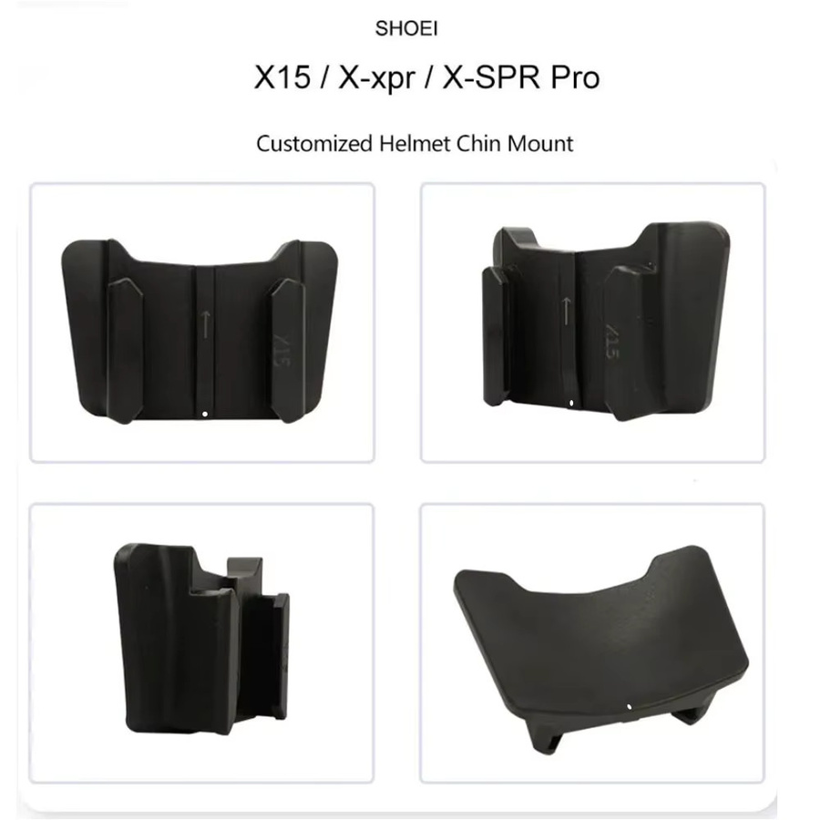 CAMSTEER Maßgeschneiderte Helm-Kinnhalterung für Shoei X15 X-xpr X-SPR Pro kompatibel mit GoPro Hero 13 12 11 Insta360 X4 X3 Ace Pro 2 DJI Action 5 Pro 4 - Bild 5