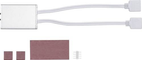 Paulmann YourLED Bewegungsmelder aus Kunststoff in Silber, max. 60W, 12V, B x H x T: 4,3 x 0,85 x 3,0 cm - Bild 1