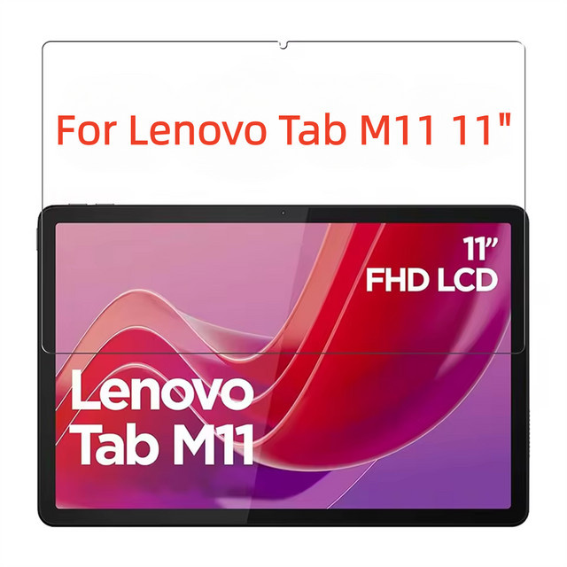Lenovo Tab M11 11 Zoll 2024 Displayschutzfolie aus 9H gehärtetem Glas, transparent, kratzfest und anti-fingerabdruck - Bild 1