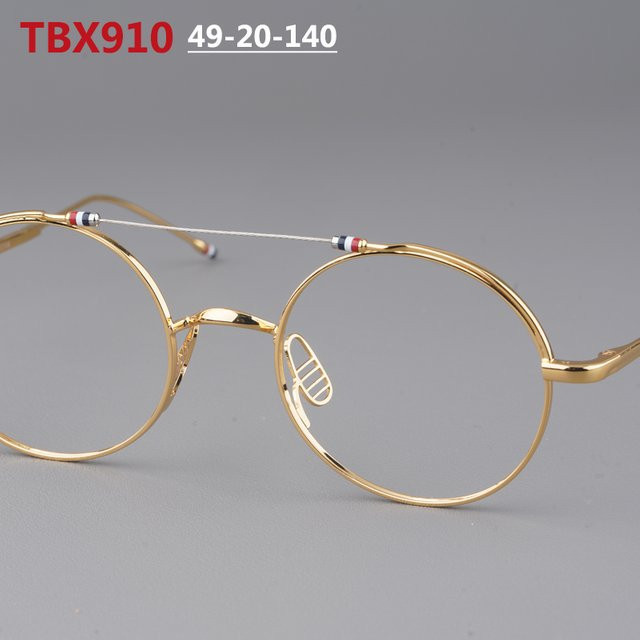 TBX910 Korrektionsbrille, Rund, Vollrand, Metall, Unisex - Bild 1