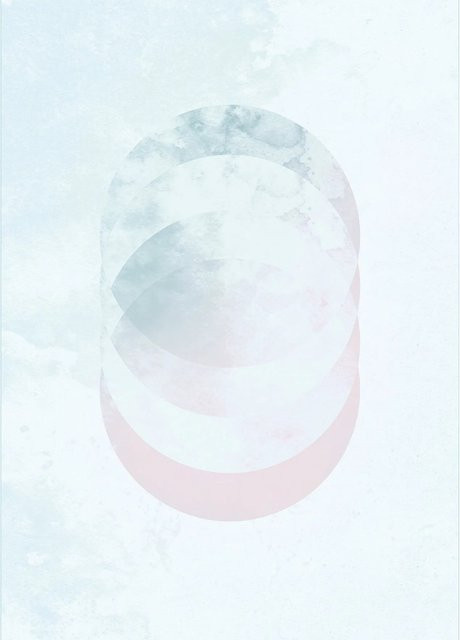 Komar Wandbild Tessera Glacies Paper Poster Multicolor B: 50 cm, H: 70 cm - Bild 1