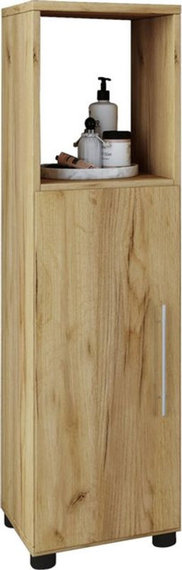 VCM Midischrank Flandu Badschrank in Eiche Honig, B/H/T: 31 x 93 x 30 cm - Bild 4