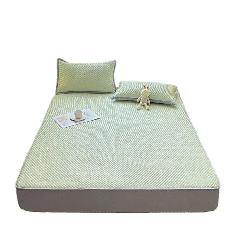 Super Six Sommer-Spannbettlaken-Set aus Baumwoll-Polyester-Mischung, weiß, B/B: 90 x 200 cm - Bild 2