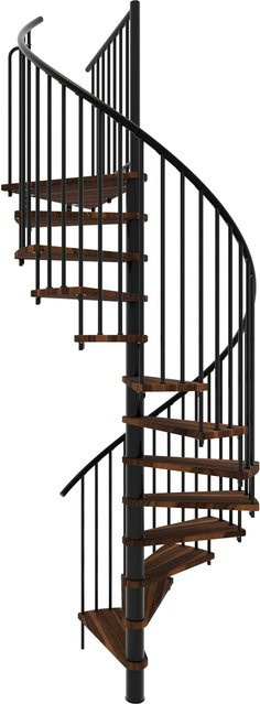 Minka Spindeltreppe Spiral Smart in Schwarz für eine Geschosshöhe bis 305 cm - Bild 1
