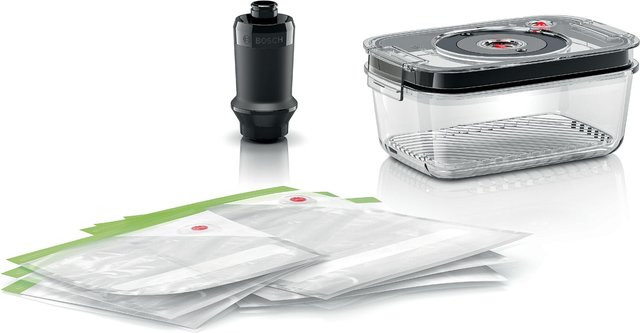 Bosch Vakuumierer MSZV6FSG1 Vakuum-Set aus Glas und Kunststoff, lebensmittelecht und spülmaschinenfest - Bild 1