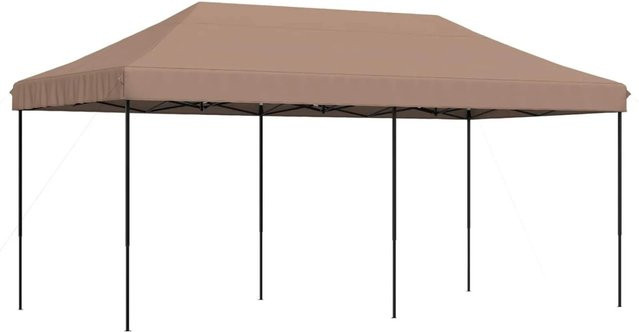 vidaXL Party-Zelt Braun aus Oxford-Stoff und Stahl B/T/H: 580 x 292 x 315 cm - Bild 1