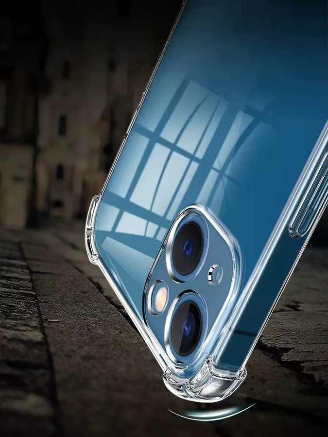 Transparente TPU-Handyhülle mit stoßfestem Schutz für Apple iPhone 13, 13 Mini, 12 und 11 - Bild 4