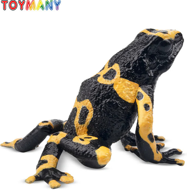 Toymany Gelbgestreifter Dartfrosch, Reptilien-Tiermodell, Actionfiguren - Bild 1