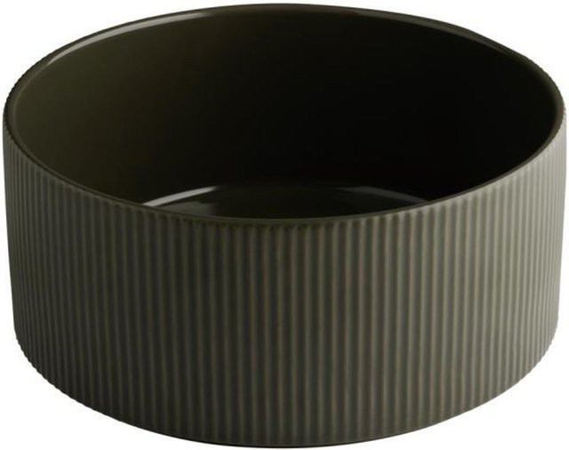 APS Schale THE GRID aus Porzellan, braun, Durchmesser: 23 cm, Höhe: 10,5 cm - Bild 1