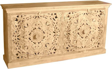 SIT Sideboard LAKADEE aus Mangoholz in Beige, B/H/T: 180 x 90 x 45 cm - Bild 1