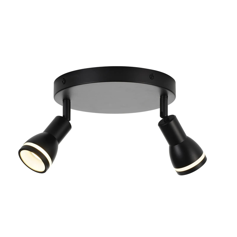NETTLIFE Deckenstrahler aus Metall in Schwarz, verstellbar und modern mit GU10 Fassung - Bild 2