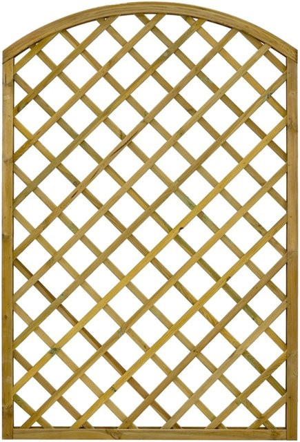GartenLand Rankgitter VARIO Gebogen aus Kiefer Holz in Grün, B: 120 cm, H: 180 cm - Bild 1