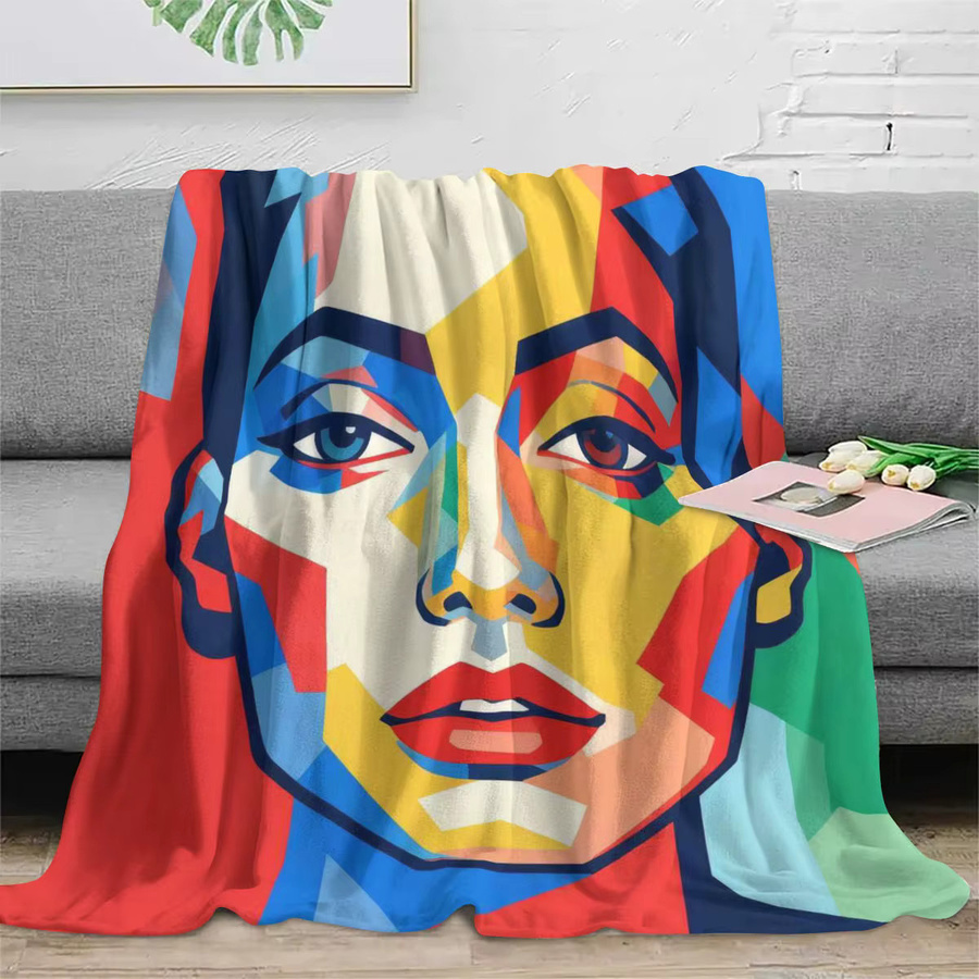 SRH Personalisierte Winter-Plüsch-Flanellblanke in Multicolour, weich und warm für Sofa, Bett oder Reisen - Bild 3