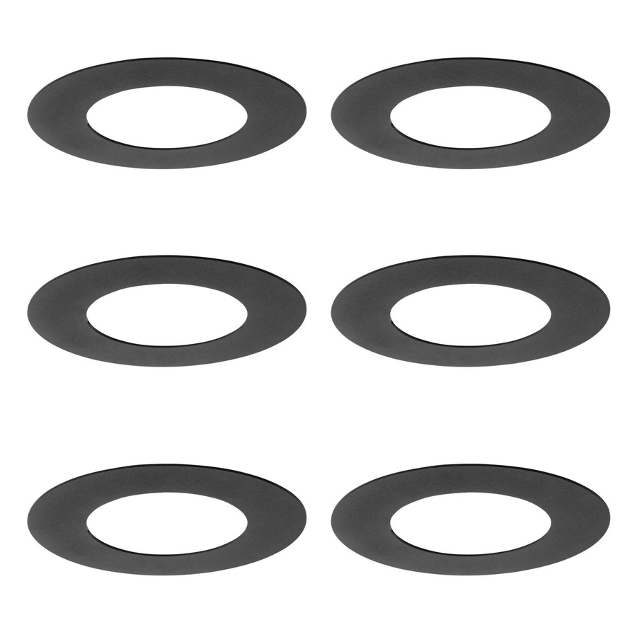 QAZQA 6er Set schwarze Abstandshalter für Einbaustrahler aus Edelstahl, Höhe: 7,5 cm und 13 cm - Bild 2