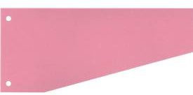 Schäfer Shop Select Trapeztrennstreifen aus Karton in Pink, 100 Stück - Bild 1