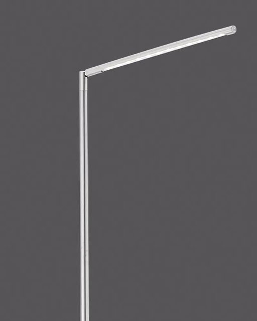 Just Light LED-Stehleuchte Dawda in Silber aus Edelstahl, höhenverstellbar und dimmbar, Höhe: 125 bis 165,5 cm - Bild 2