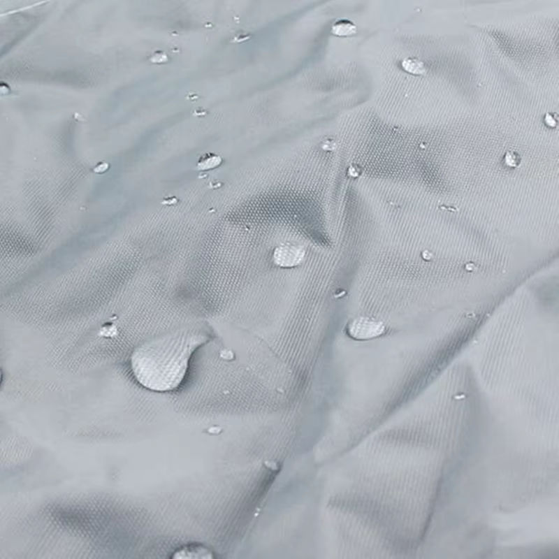 Wasserdichte Gartenmöbel-Schutzhülle von MY·BAKERMAN aus Oxford-Stoff in Silber/Grau für Rattan-Tisch, Stühle und Sofas - Bild 3