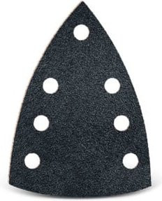 Menzer Klett-Schleifblätter Korn K24 mit 7-Loch, Farbe Schwarz, B: 15 cm, T: 10 cm, VE 25 Stück - Bild 1