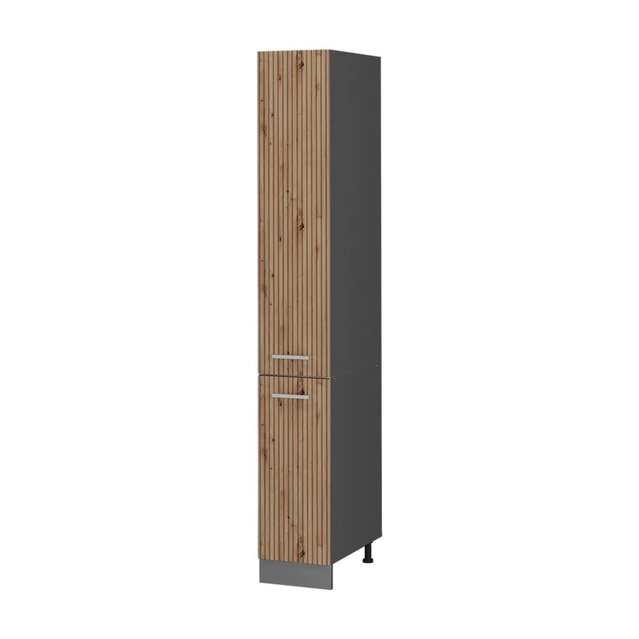 Vicco R-Line Apothekerschrank Medizinschrank für die Küche in Artisan-Eiche und Anthrazit, B/T/H: 30,0 x 48,54 x 207,0 cm - Bild 2
