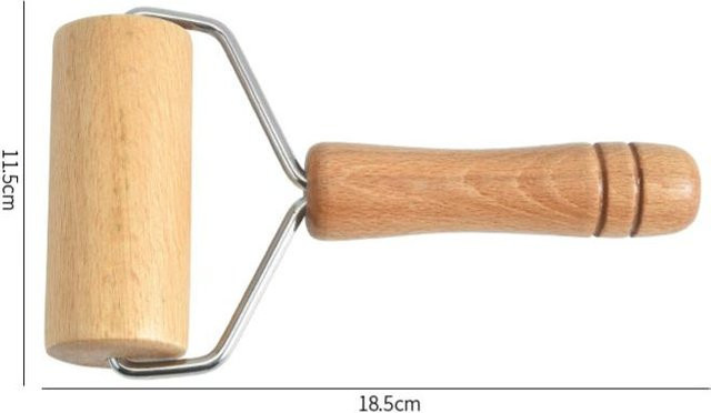 Yuyongzhi Nudelholz aus Holz in Beige für Gebäck, Pasta und Pizza - Bild 1