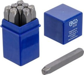 BGS Einschlagzahlen 6 mm aus Stahl 3036 - Bild 1